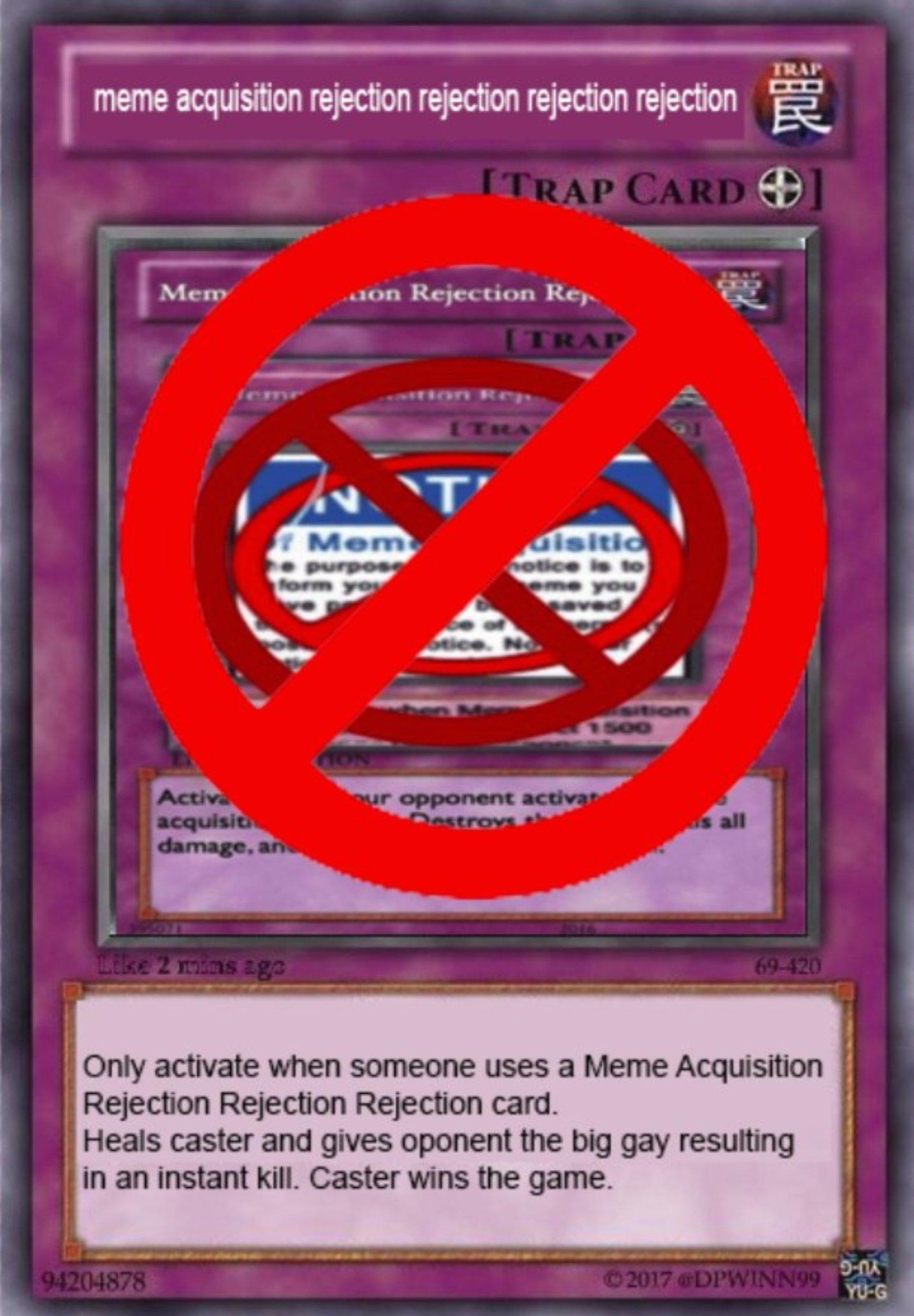 U Just Activated My Trap Card