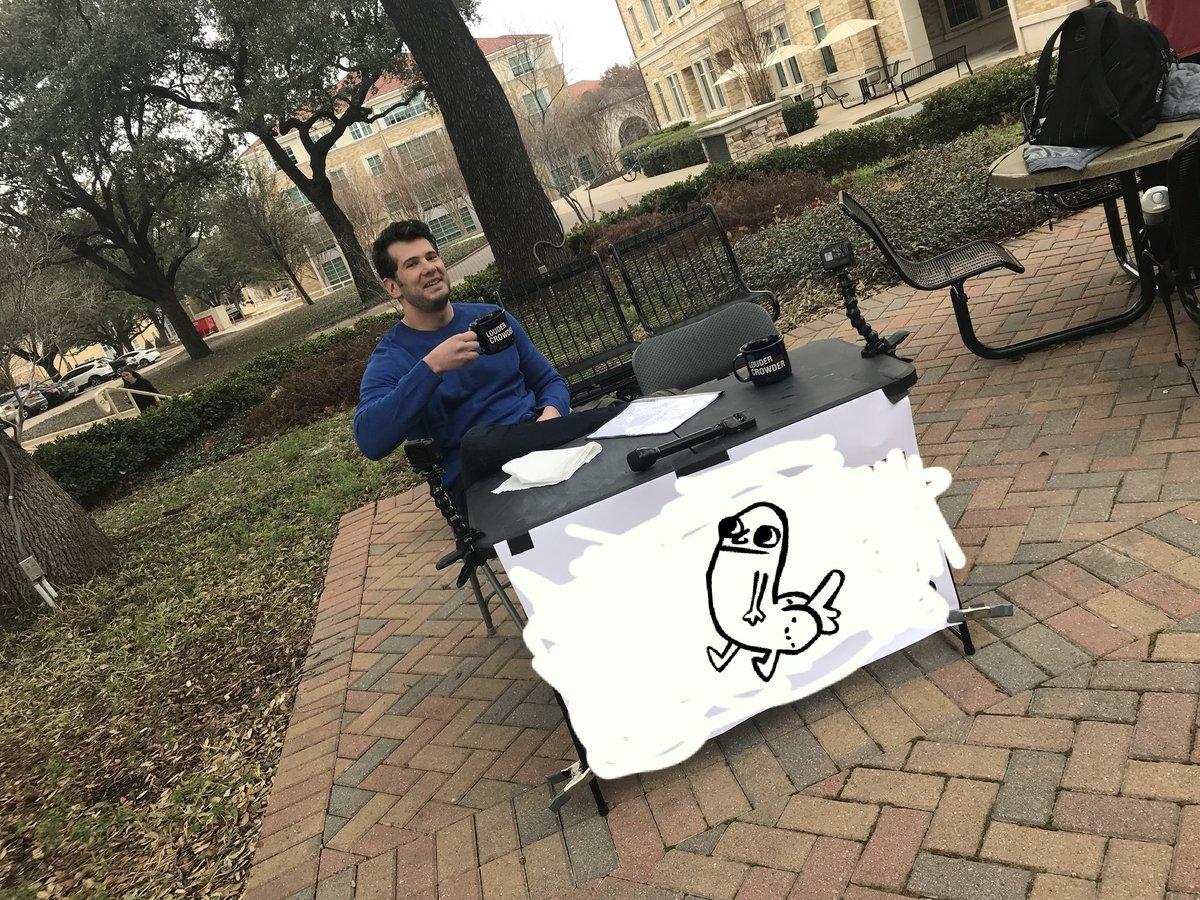 Dickbutt Steven Crowder's "Change My Mind" Campus Sign Know Your Meme