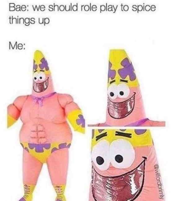 Look at that smile | Patrick Star | Know Your Meme