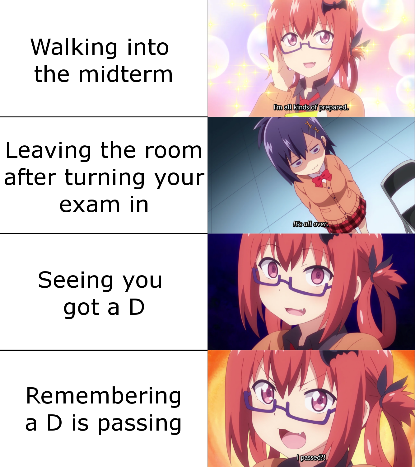 Passed With Flying Colors Satania Know Your Meme passed-with-flying-colors-satania-know-your-meme