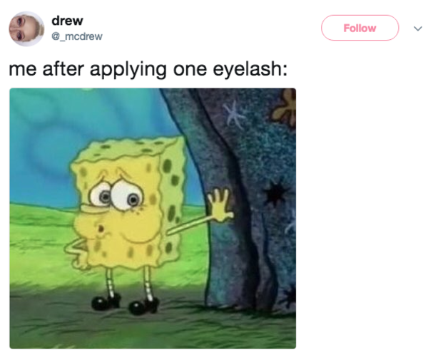 Eyelash Tired Spongebob Know Your Meme