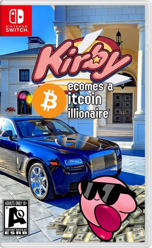 Kirby a bitcoin billionaire Kirby Does His Taxes Know Your Meme