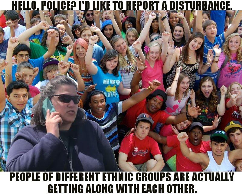 BBQ Becky With Mixed Kids Crowd BBQ Becky Know Your Meme