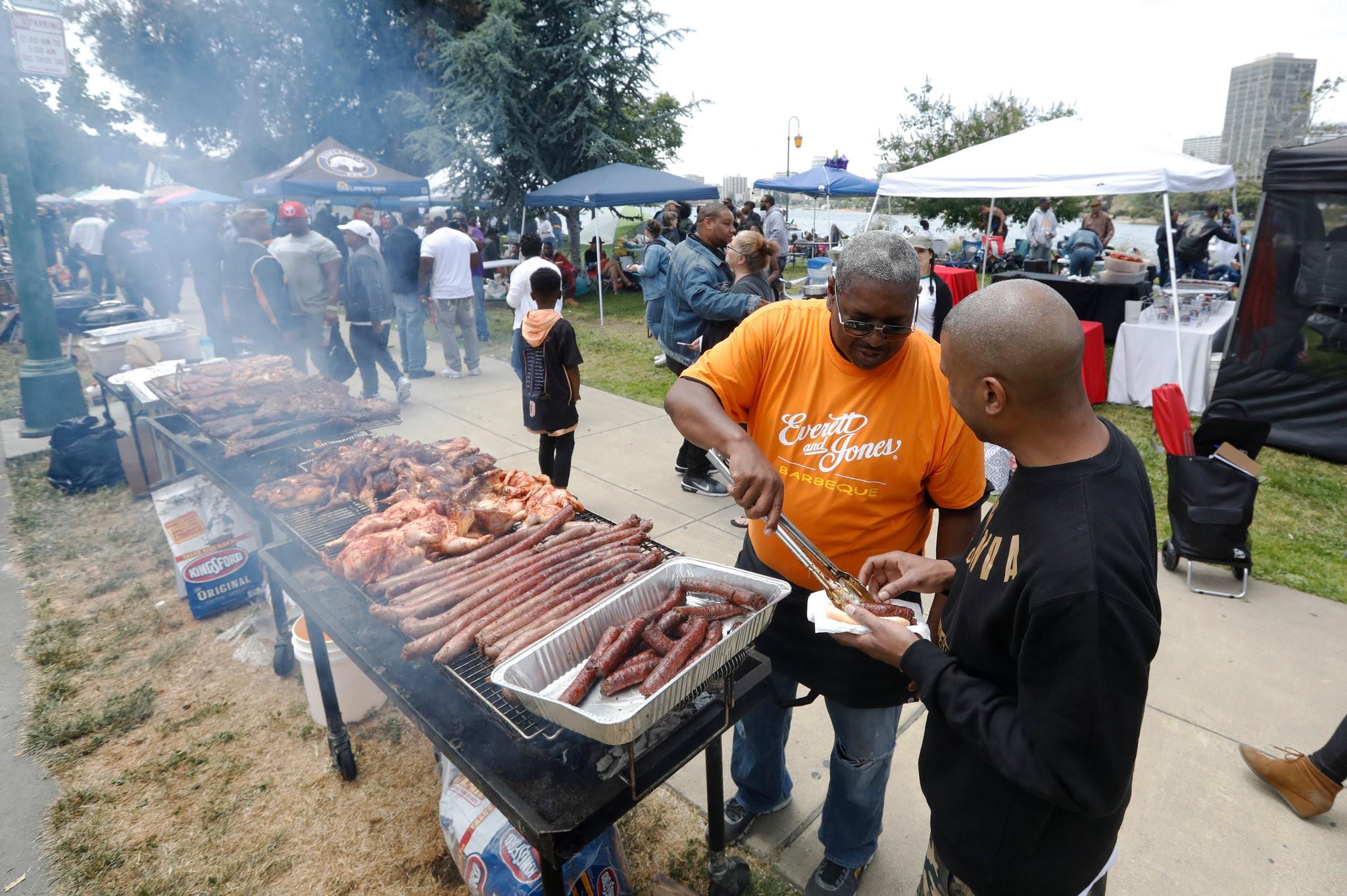 ‘BBQing while Black’ festival draws huge crowd to Oakland’s Lake