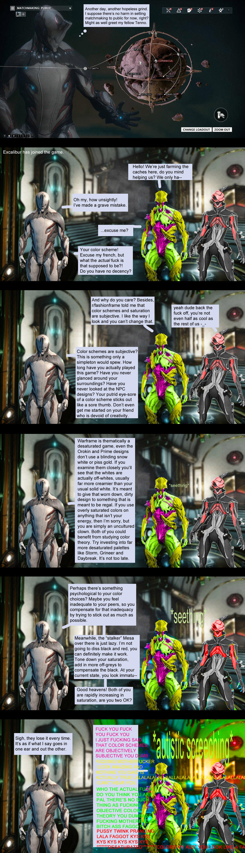 Excalibur and The Saturated Warframe Know Your Meme