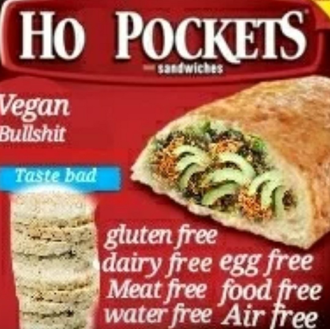 Vegan Bullshit Hot Pockets Box Parodies Know Your Meme