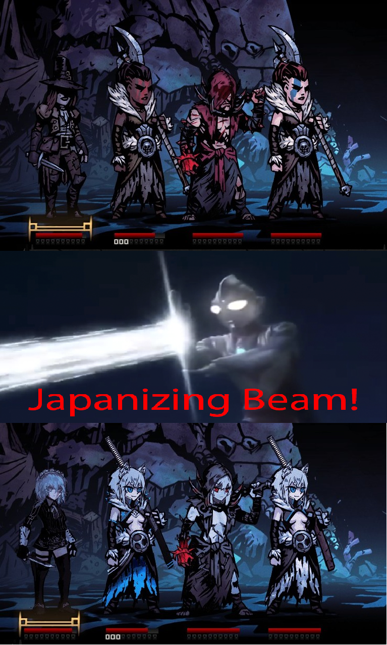 Darkest Dungeon Jp Version Japanizing Beam Know Your Meme