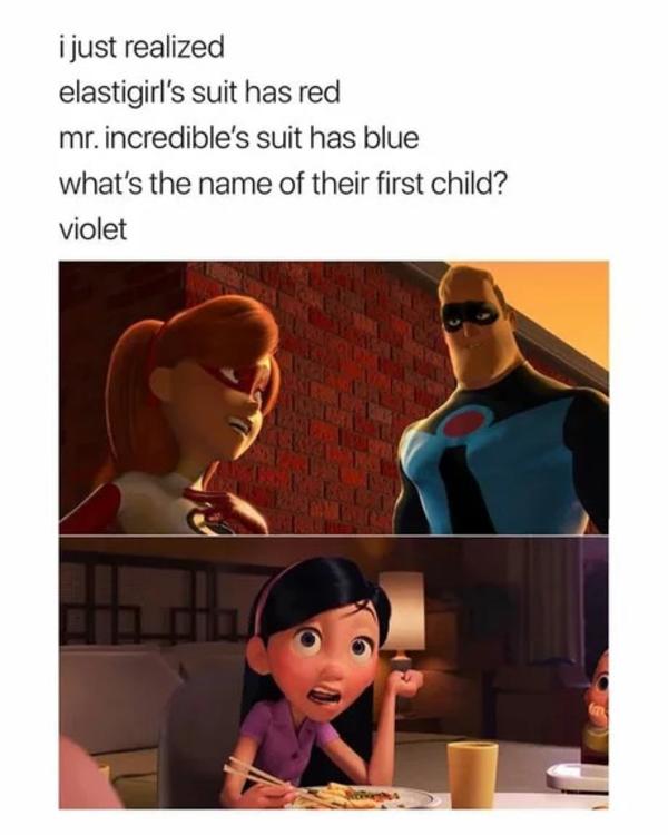 How they got violet The Incredibles Know Your Meme