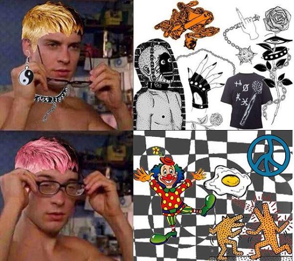 Tobey Does Egg and Chain Egg Punk vs. Chain Punk Know Your Meme