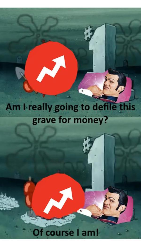 Am I really going to defile this grave for money Delete BuzzFeed