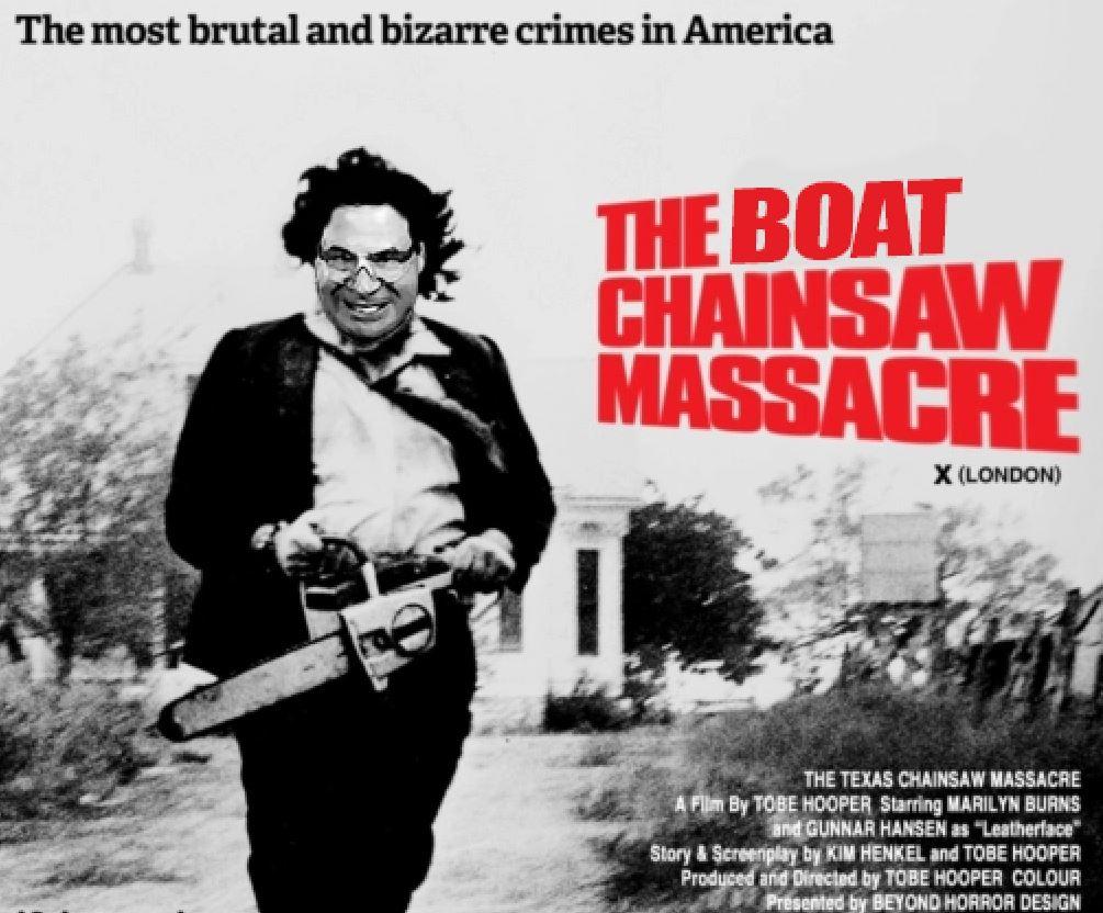 The Boat chainsaw massacre Flex Tape Know Your Meme