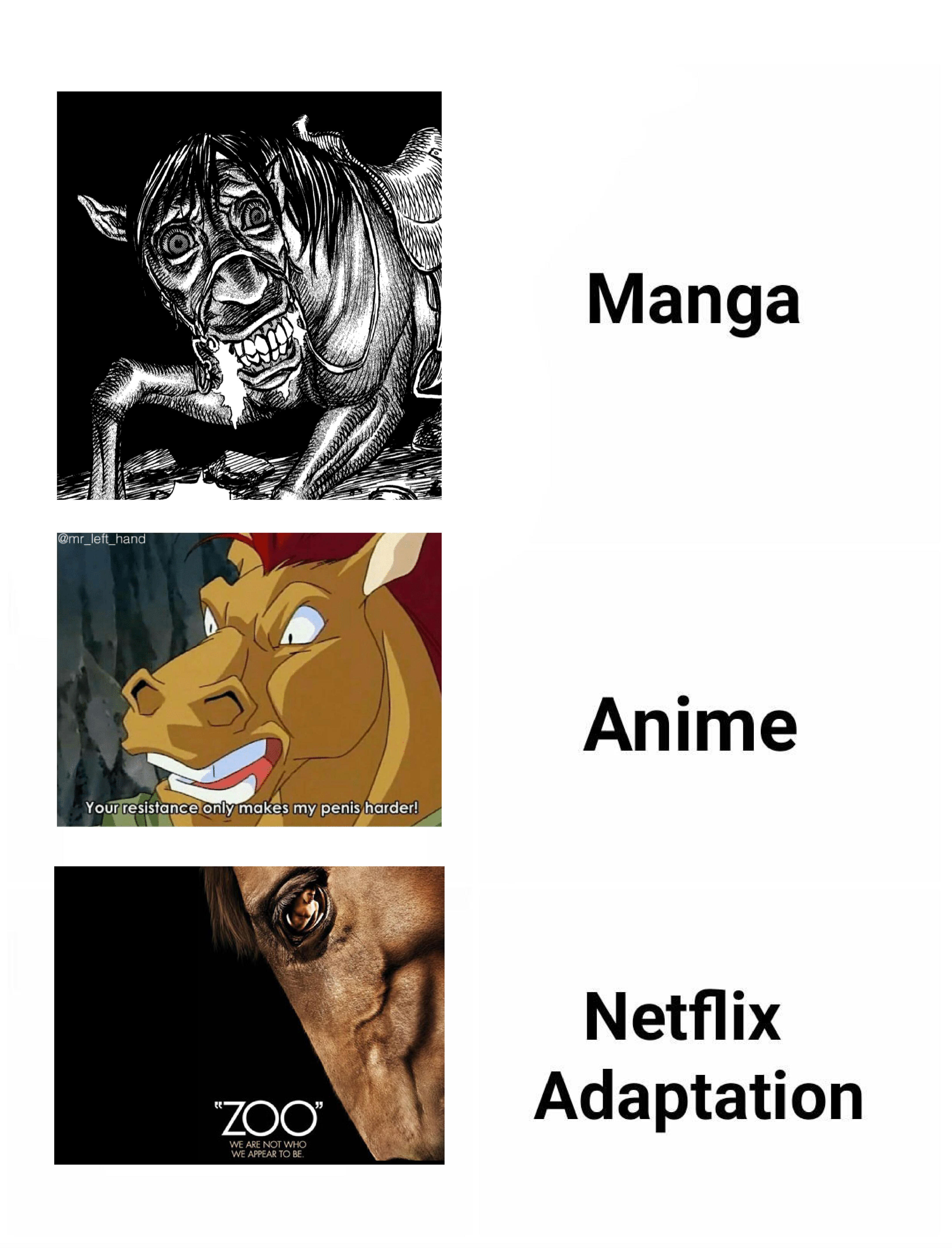horse Netflix Adaptation Know Your Meme
