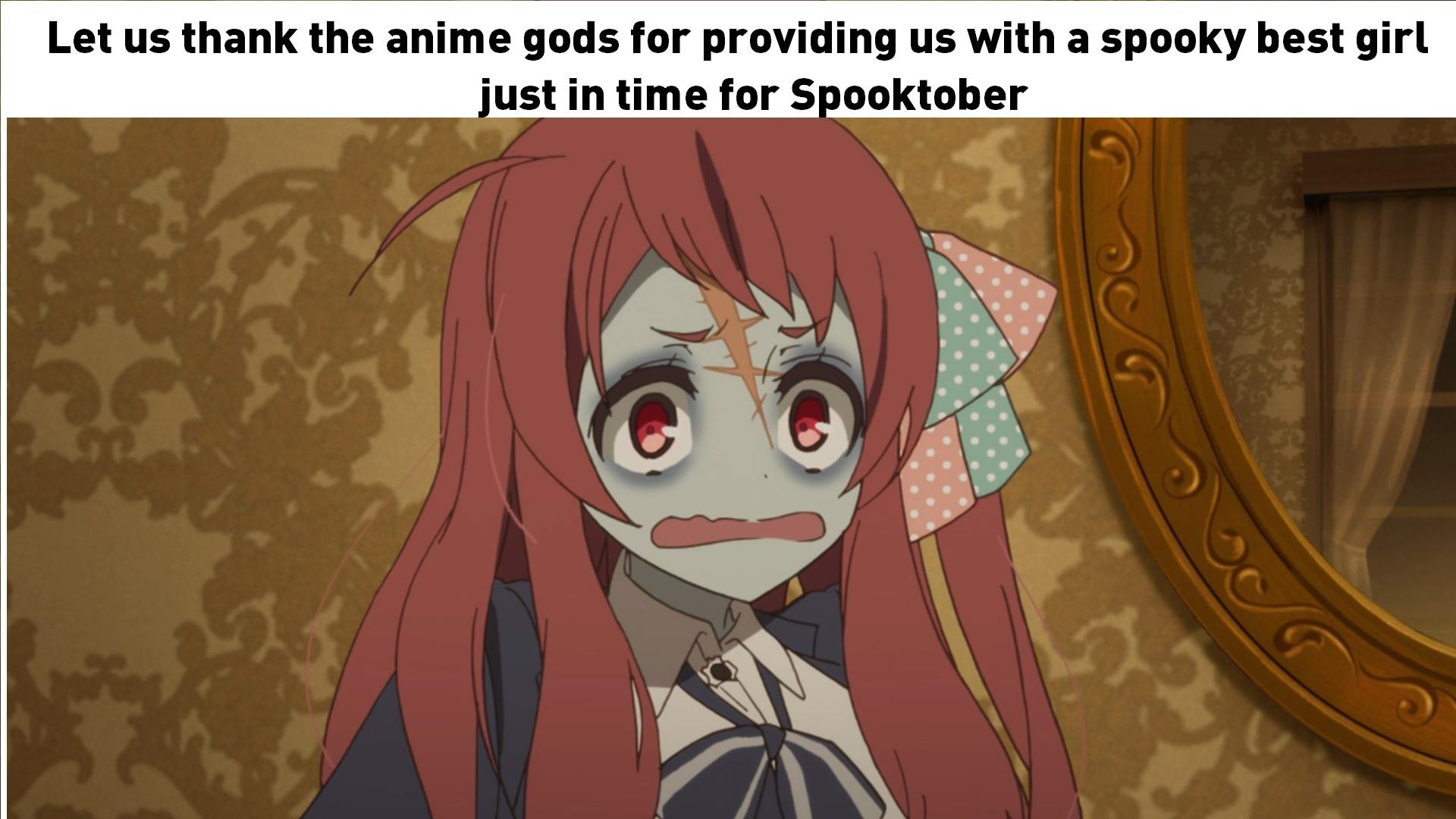 Spooky Girl For A Spooky Month Zombie Land Saga Know Your Meme 