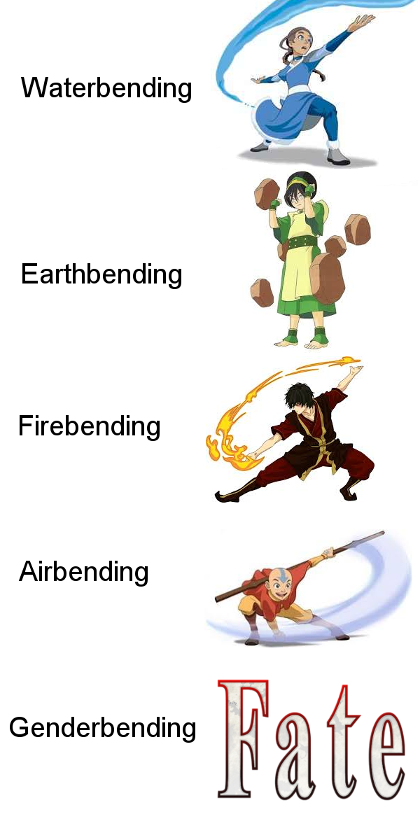 The Five Bending Arts Fate Type Moon Know Your Meme