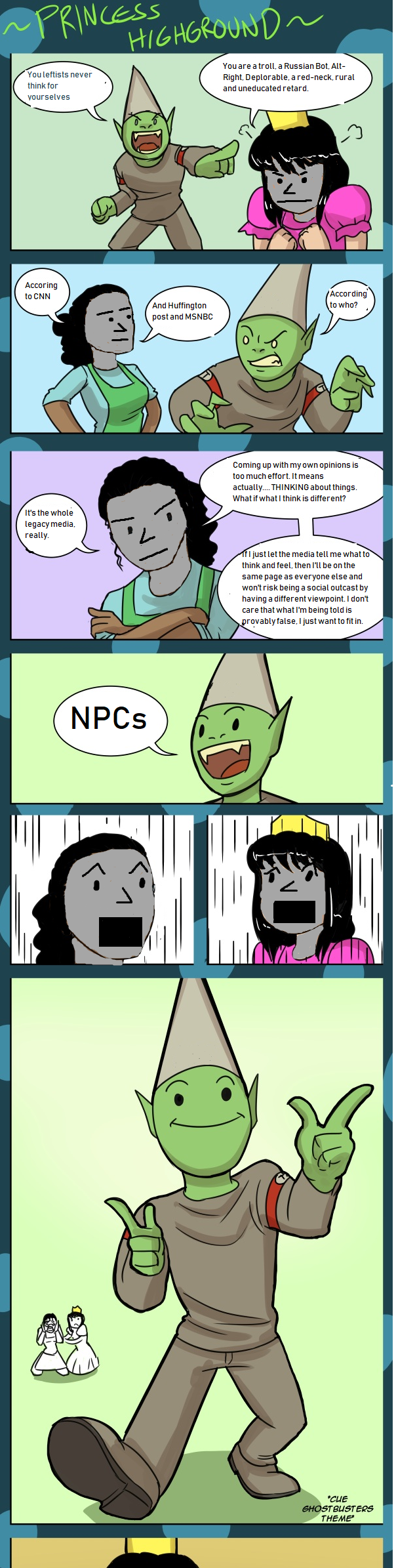 NPC comic strip NPC Wojak Know Your Meme