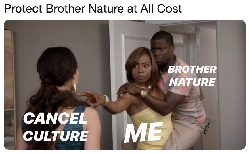 Protect Brother Nature at All Cost Brother Nature Know Your Meme