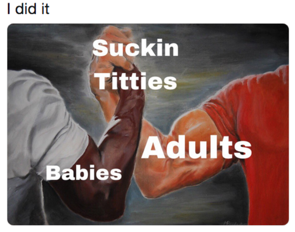 suckin titties | Epic Handshake | Know Your Meme