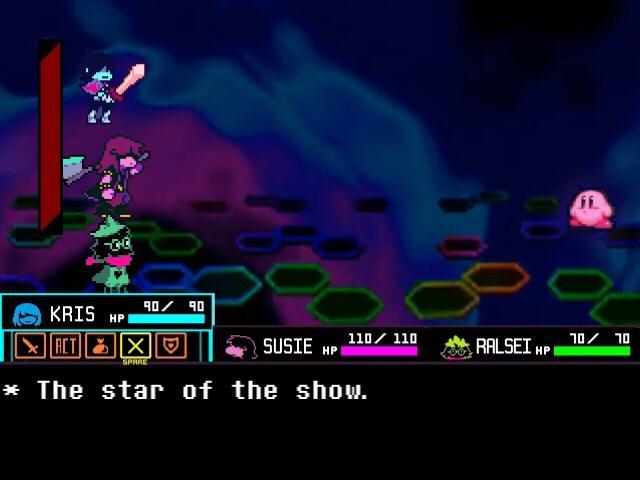The Fun Gang Encounters Kirby Deltarune Know Your Meme
