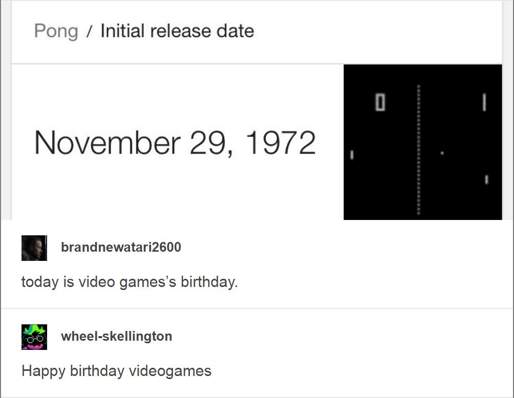 Happy birthday videogames | Gaming | Know Your Meme