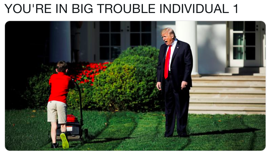 YOU'RE IN BIG TROUBLE INDIVIDUAL 1 | Individual 1 | Know Your Meme - Now You Re All In Big Big Trouble