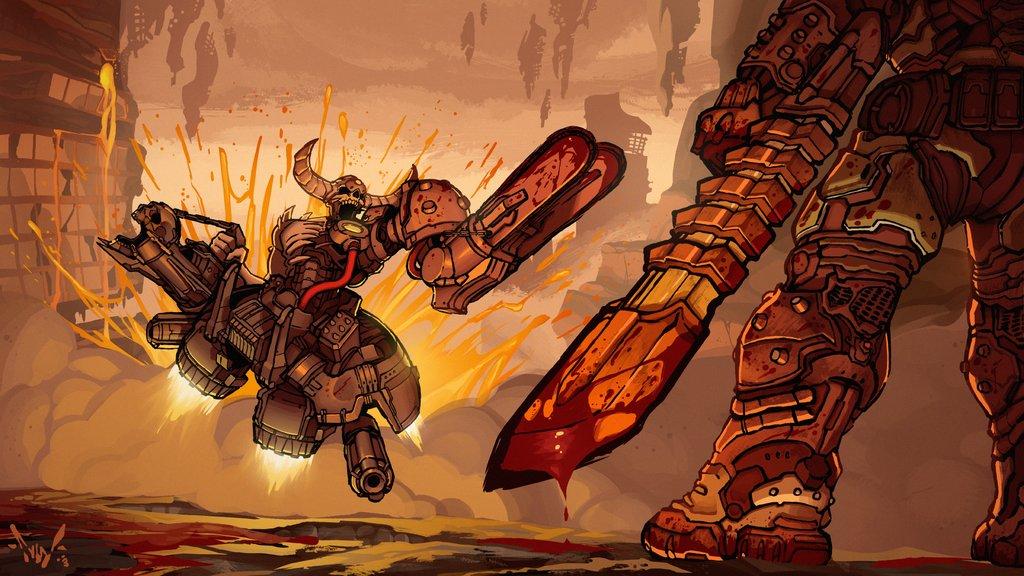 Doomslayer Vs Doomhunter Doom Eternal Know Your Meme Doomslayer Vs Doomhunter Doom Eternal Know Your Meme