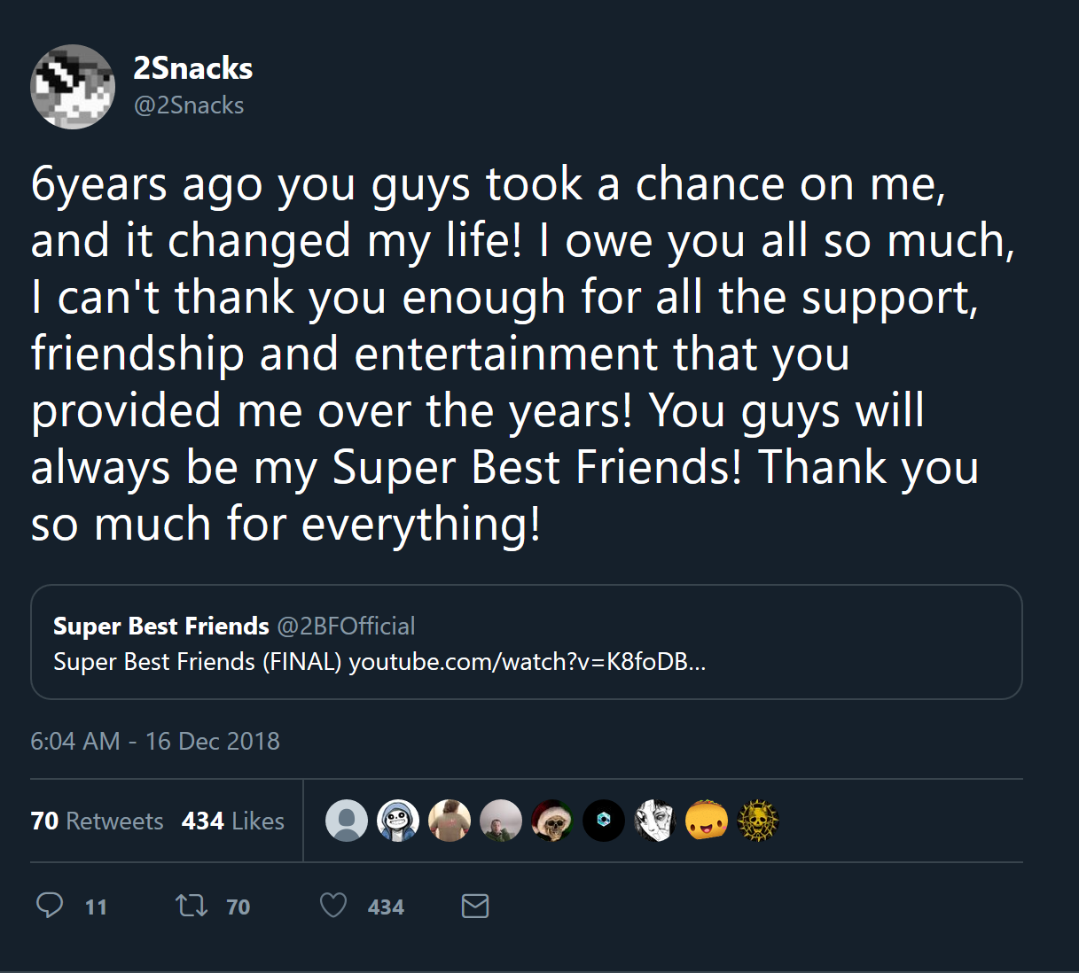 2Snacks on Super Best Friends breakup Super Best Friends Play Know