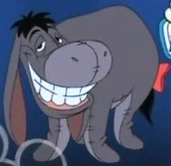 Eeyore Smiling Winnie the Pooh Know Your Meme