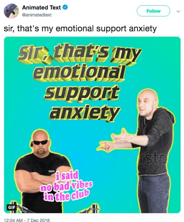 emotional support for anxiety