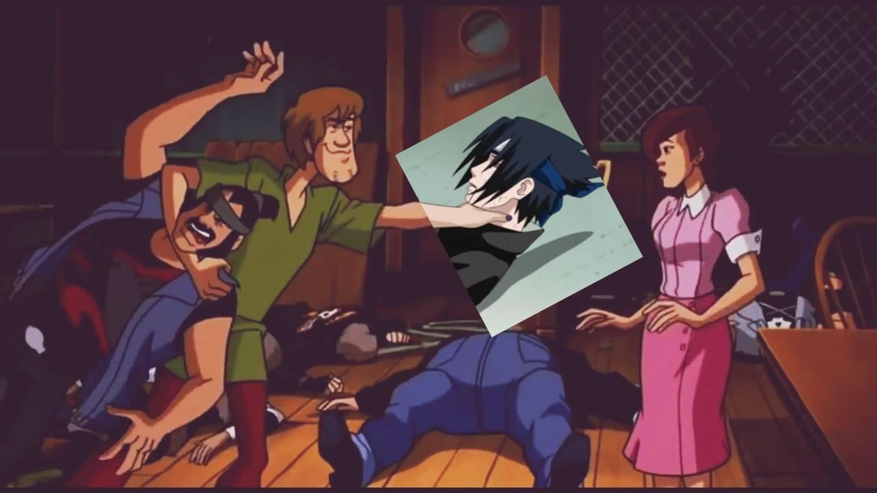 Brave Shaggy finishes the job Itachi couldn't Sasuke Choke Edits