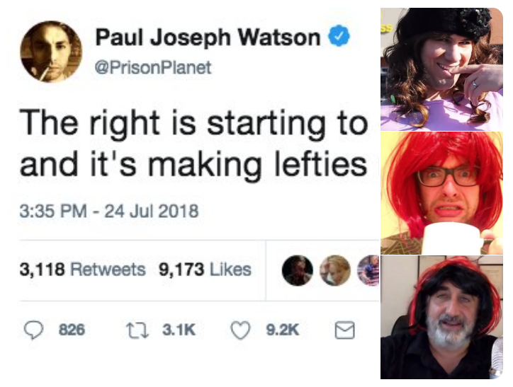 Men wearing wigs The Right Is Starting to Get Better at Comedy Know