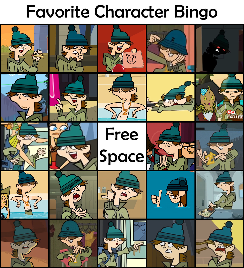The best Total Drama character | Favorite Character Bingo | Know Your Meme