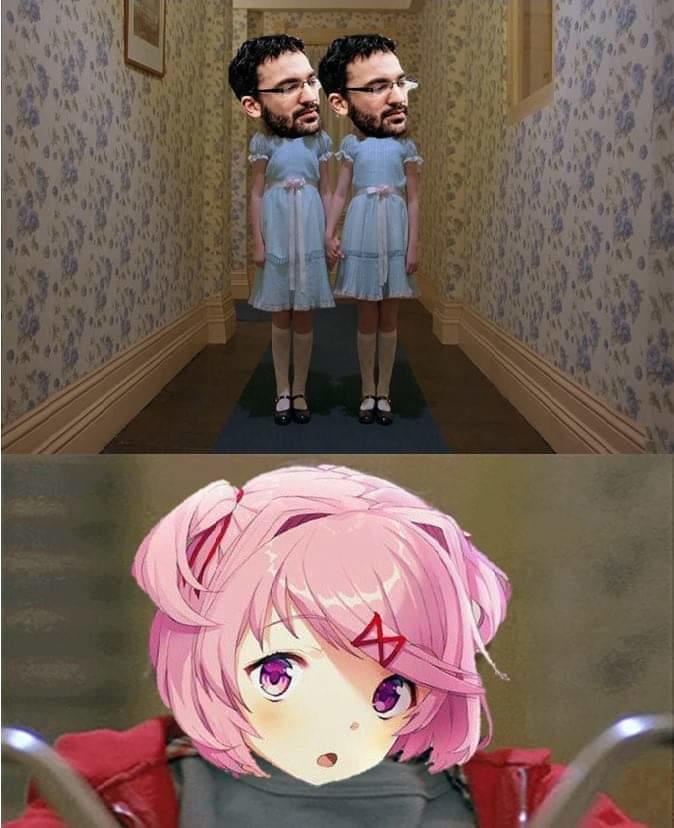 Come Play With Us Natsuki Doki Doki Literature Club Know Your Meme