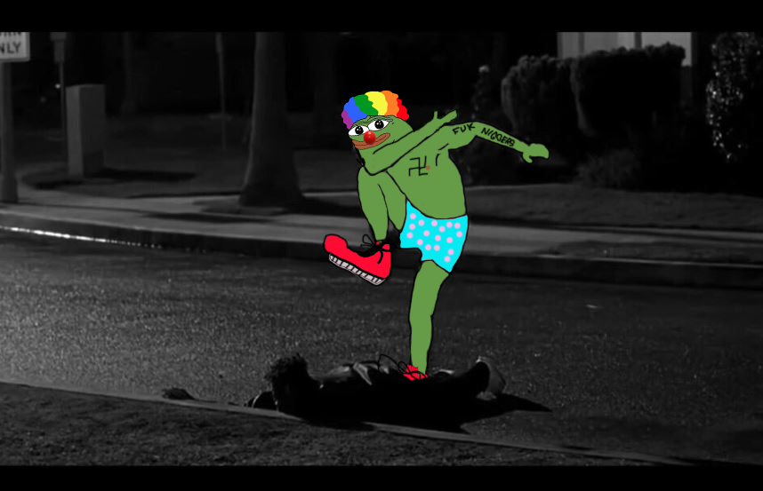 Curb Stomp Clown Pepe / Honk Honk / Clown World Know Your Meme