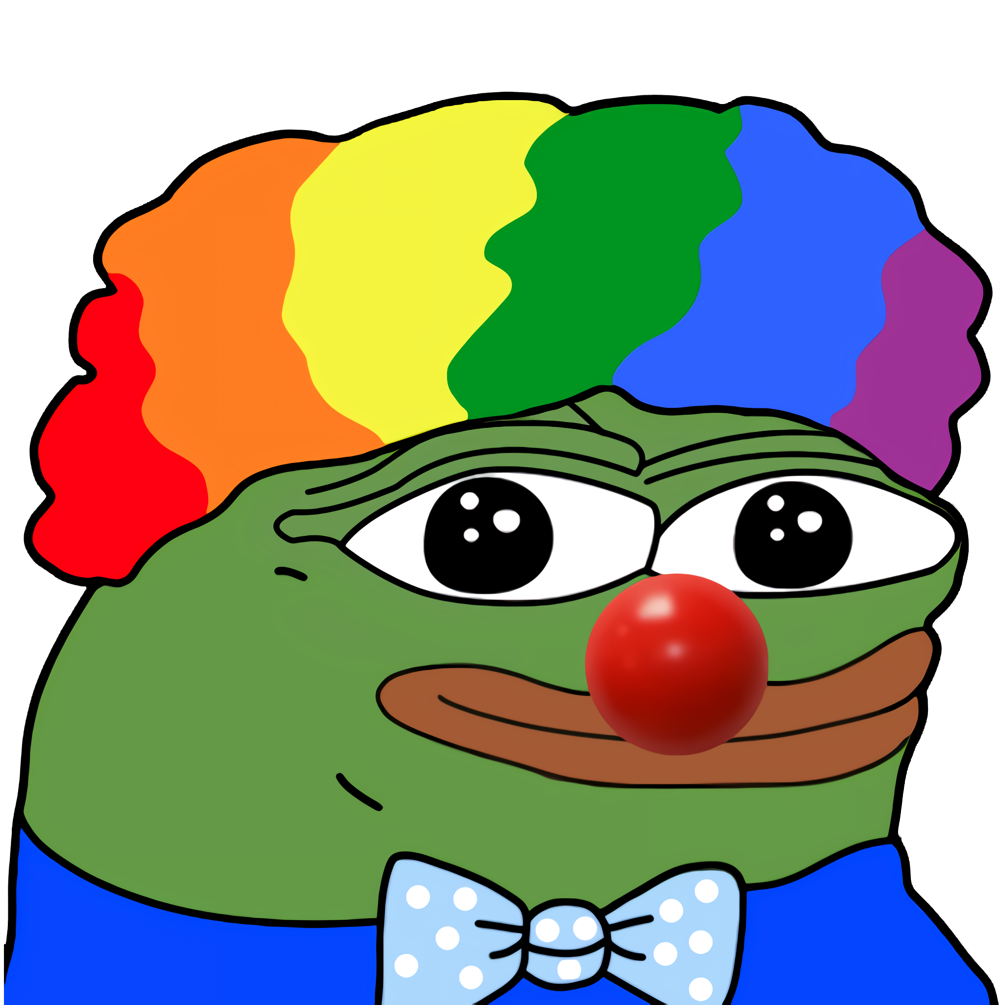 High Resolution Illustration Clown Pepe Honk Honk Clown World