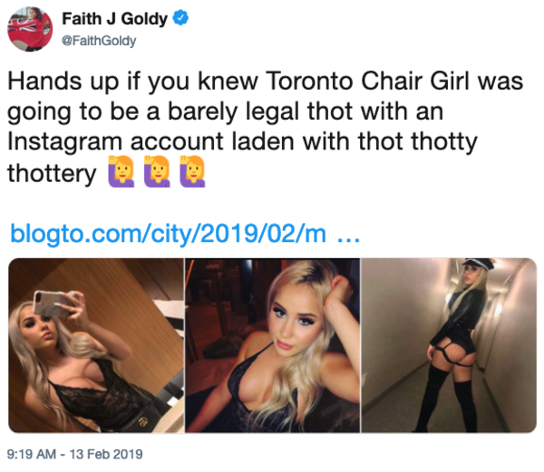 Deleted Instagram Toronto Balcony Chair Toss Know Your Meme