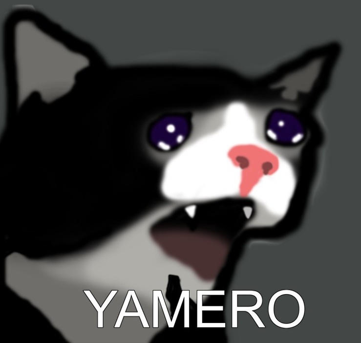 Yamero Shirt | Screaming Cat | Know Your Meme
