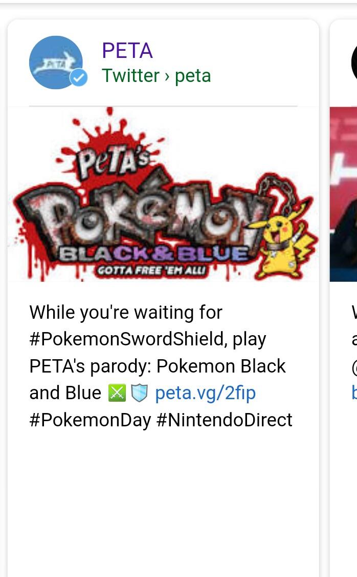 PETAS AT IT Pokémon Black and Blue / PETA Pokémon Parody Know Your Meme