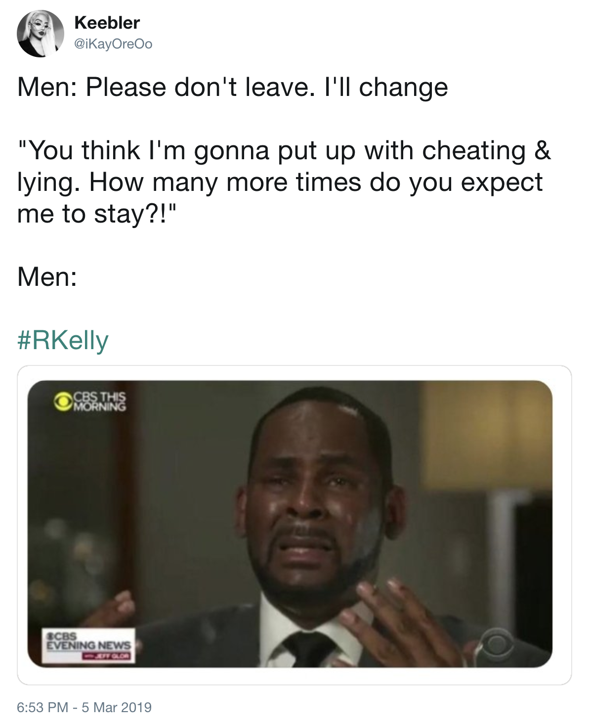 Cheating | Crying R. Kelly | Know Your Meme
