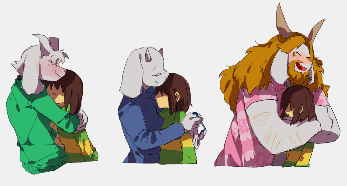 Goat family | Deltarune | Know Your Meme