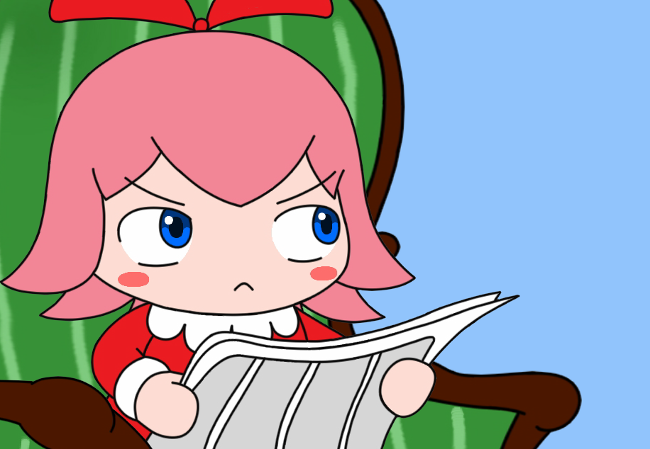 Ribbon reading a newspaper Tom Reading The Newspaper Know Your Meme