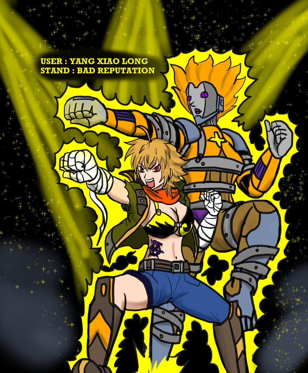 STAND MASTER YANG XIAO LONG STAND NAME BAD REPUTATION RWBY Know