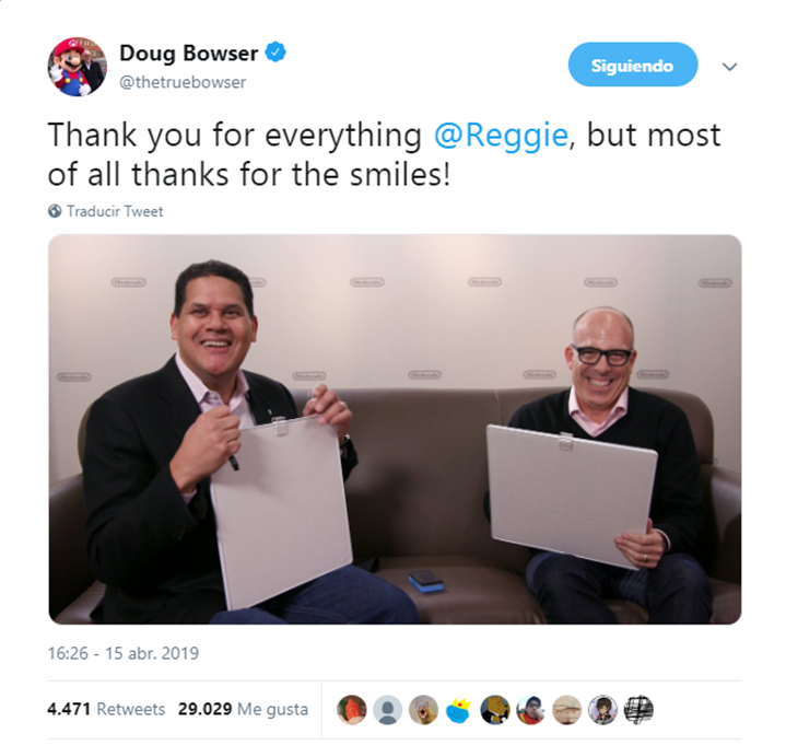 Thank you Reggie | Reggie Fils-Aime | Know Your Meme