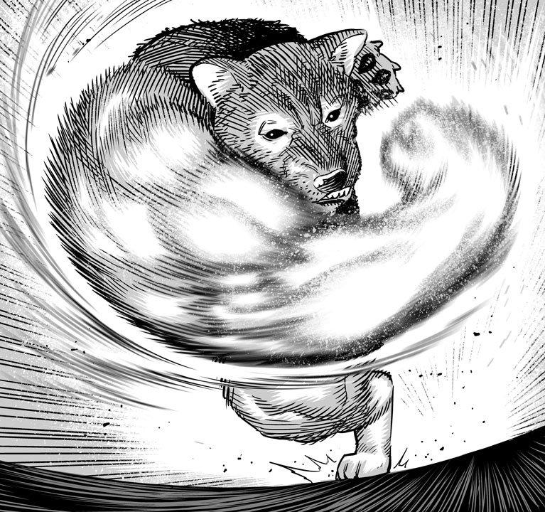 だろめおん 右フック犬 Right Hook Dog Know Your Meme