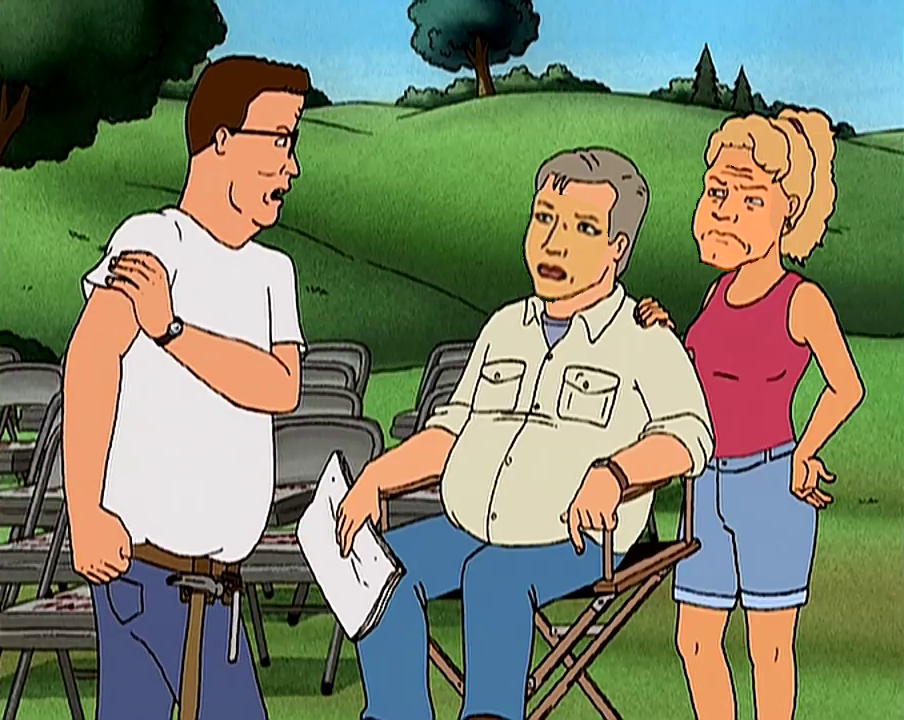 king of the hill, hank hill, propane, i tell you what.