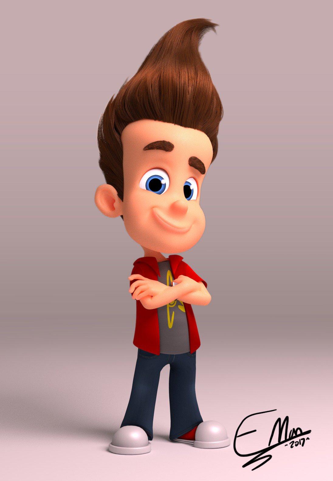 I Tried Rendering What Jimmy Neutron Might Look Like In More Modern   D2c  Large