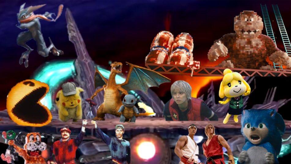 super smash bros action figures