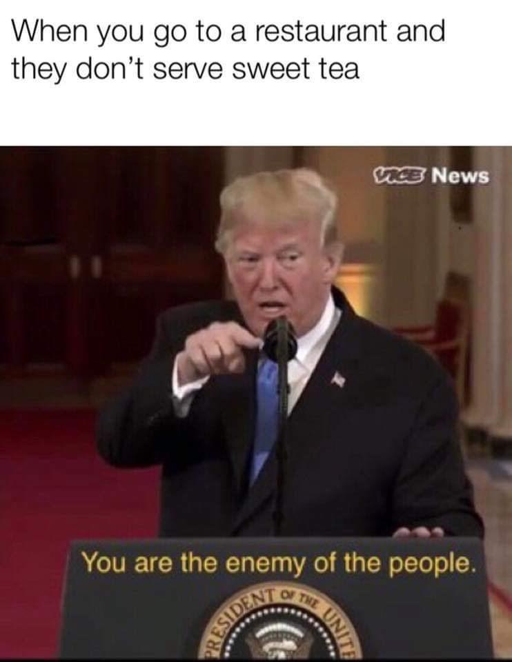 sweet tea Donald Trump Know Your Meme