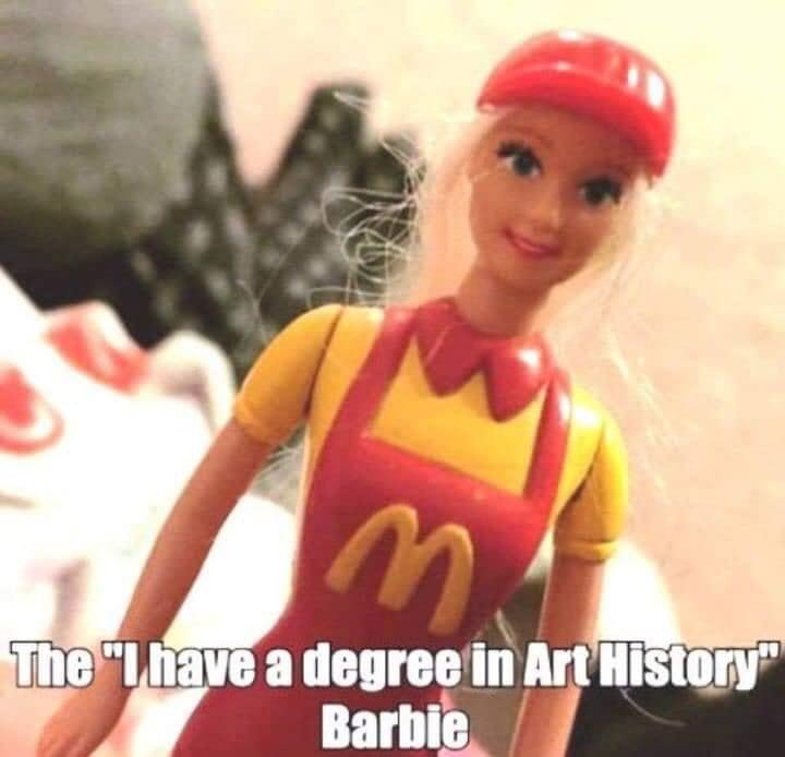degree in art history McDonald's Know Your Meme