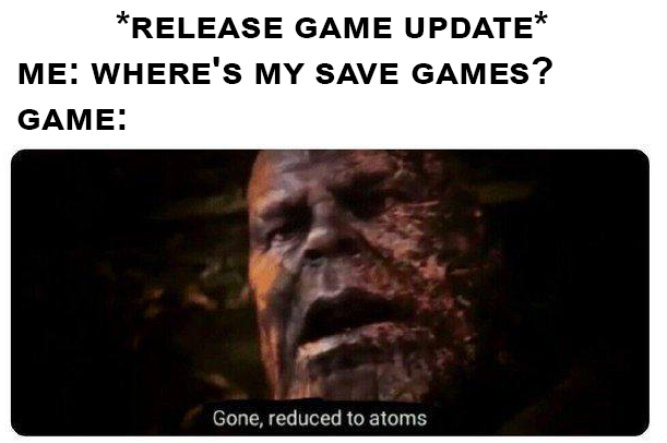 Save Games Reduced To Atoms Gone Reduced To Atoms Know Your Meme