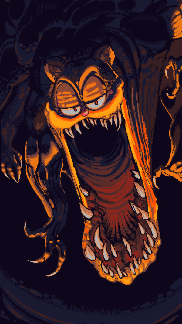 Gorefield Hungers" | Creepy Garfield | Know Your Meme